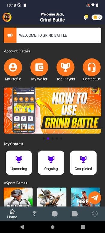 Grind Battle App